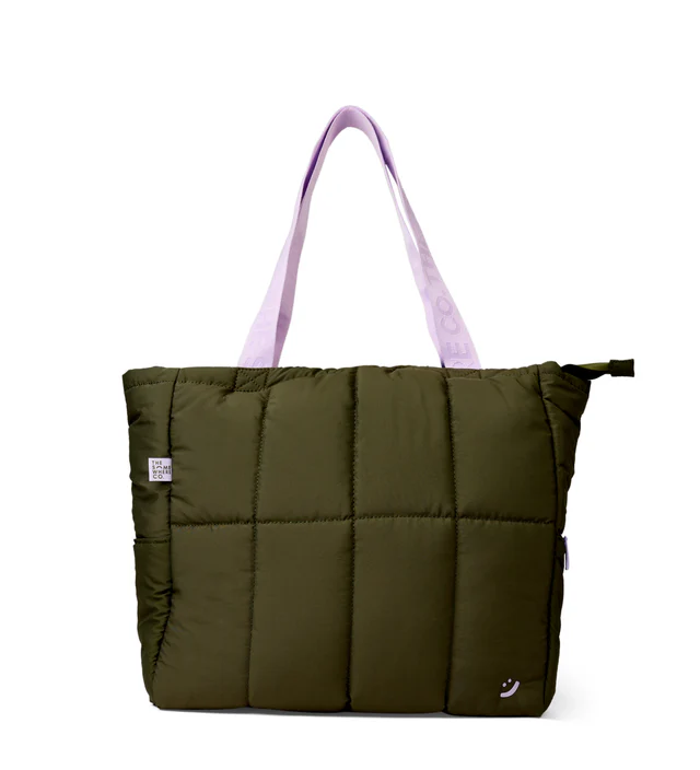 THE SOMEWHERE CO - MARSHMALLOW LARGE TOTE | DUBIN