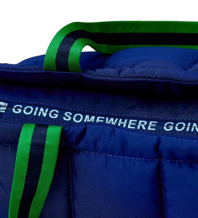 THE SOMEWHERE CO - MARSHMALLOW LARGE TOTE | HAMPTONS