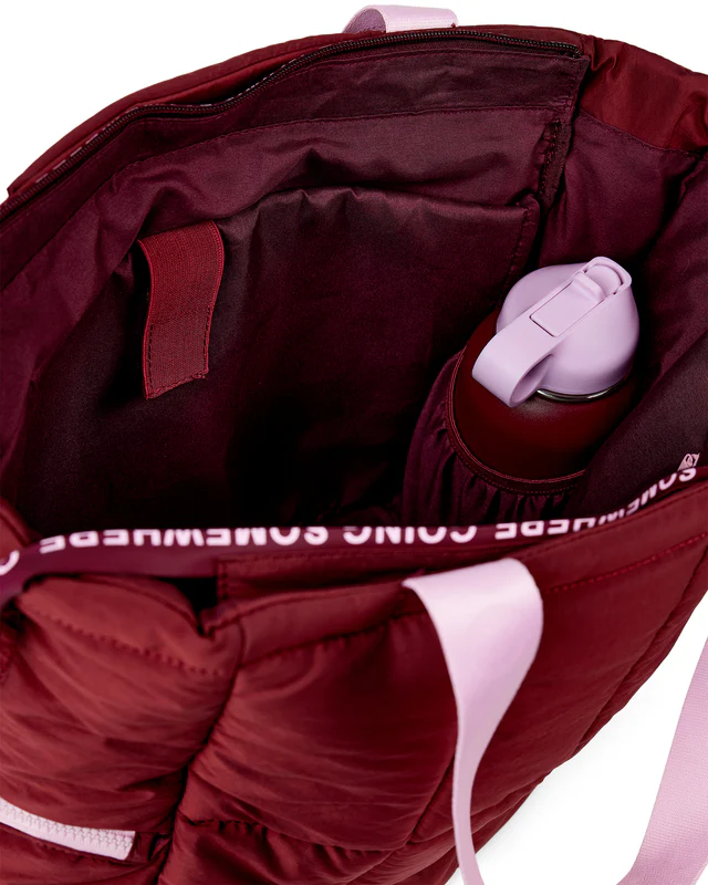 THE SOMEWHERE CO - MARSHMALLOW LARGE TOTE | OSAKA