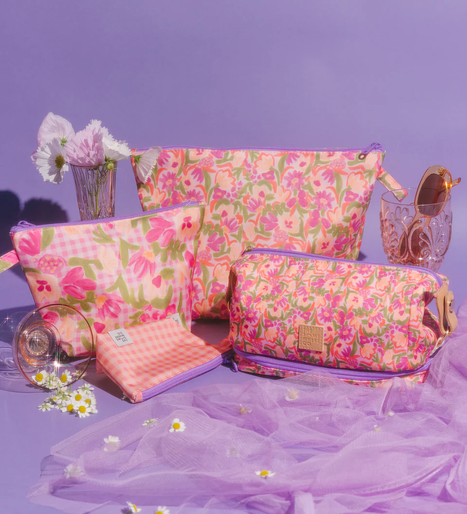 THE SOMEWHERE CO - HANDY POUCH TRIO | PETAL PARTY