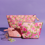 THE SOMEWHERE CO - HANDY POUCH TRIO | PETAL PARTY