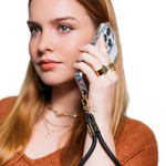 KLIPSTA - LOOP PHONE WRIST STRAP | GOLD + BLACK