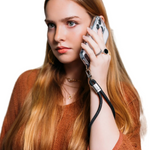 KLIPSTA - LOOP PHONE WRIST STRAP | SILVER + BLACK