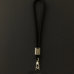 KLIPSTA - LOOP PHONE WRIST STRAP | SILVER + BLACK
