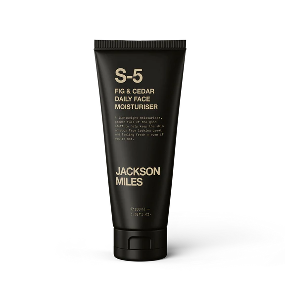 JACKSON MILES - S-5 FIG & CEDAR ANTI-AGING DAILY FACE MOISTURISER 100ML