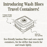 WASH BLOC - BLOC TRAVEL CONTAINER | BLUE