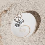 MTL - ETERNA | SPIRAL HOOPS | STERLING SILVER
