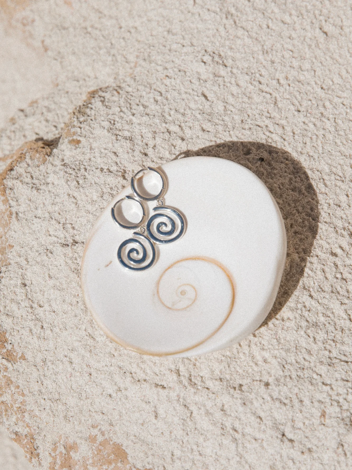 MTL - ETERNA | SPIRAL HOOPS | STERLING SILVER