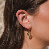 MTL - ETERNA | SPIRAL HOOPS | 18K GOLD VERMEIL