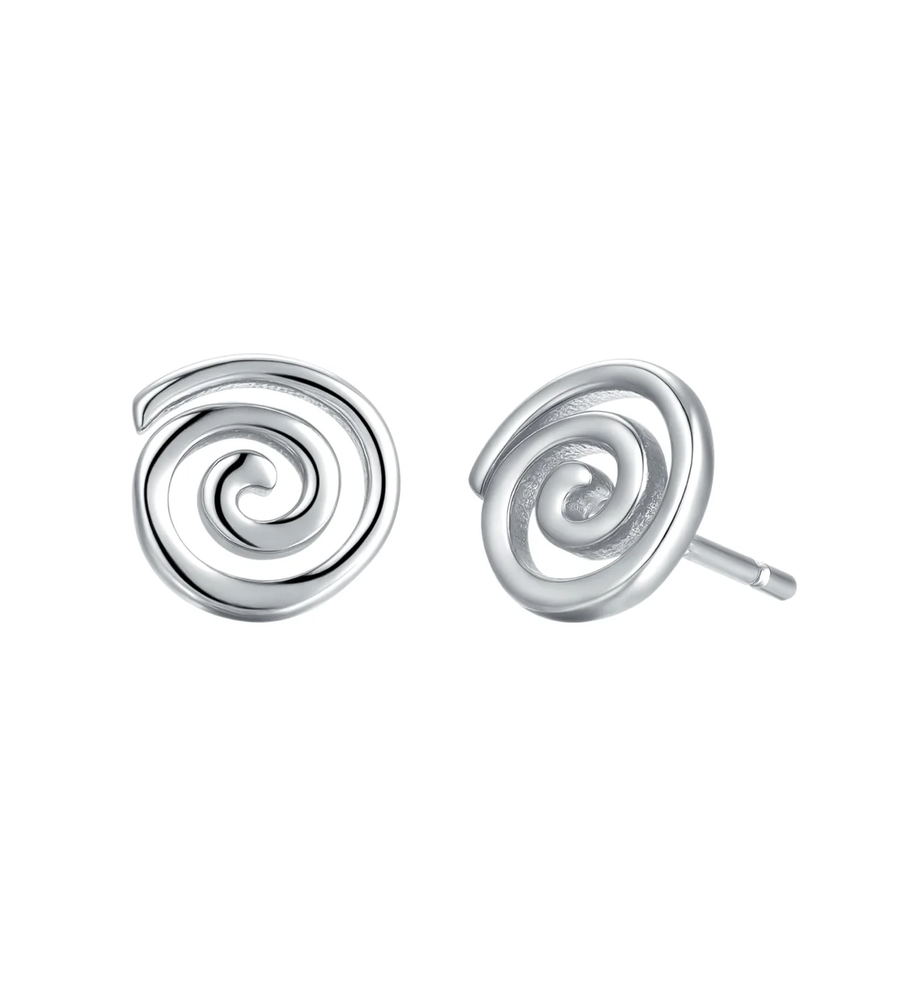 MTL - ETERNA | SPIRAL STUDS | STERLING SILVER