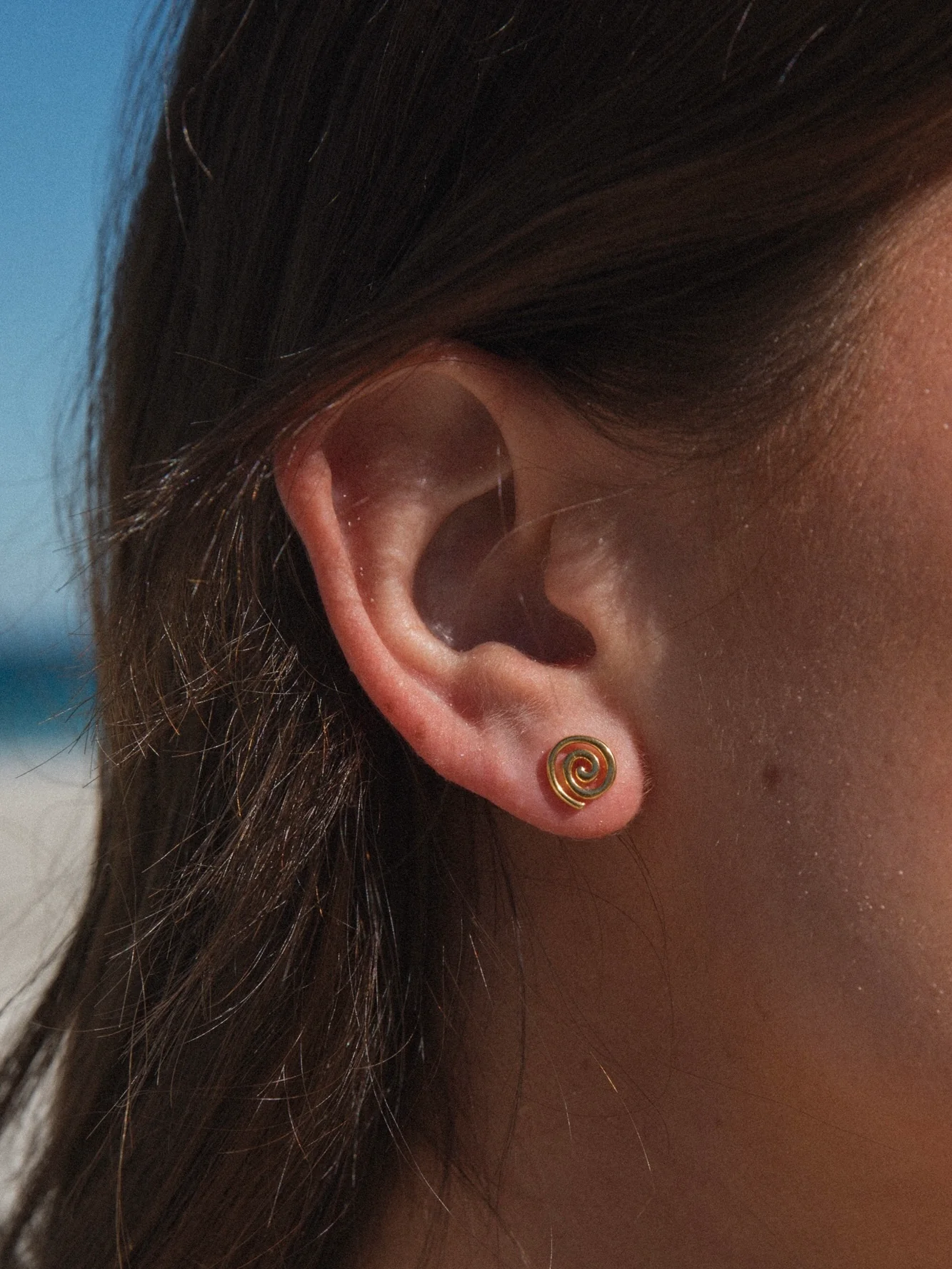 MTL - ETERNA | SPIRAL STUDS | 18K GOLD VERMEIL