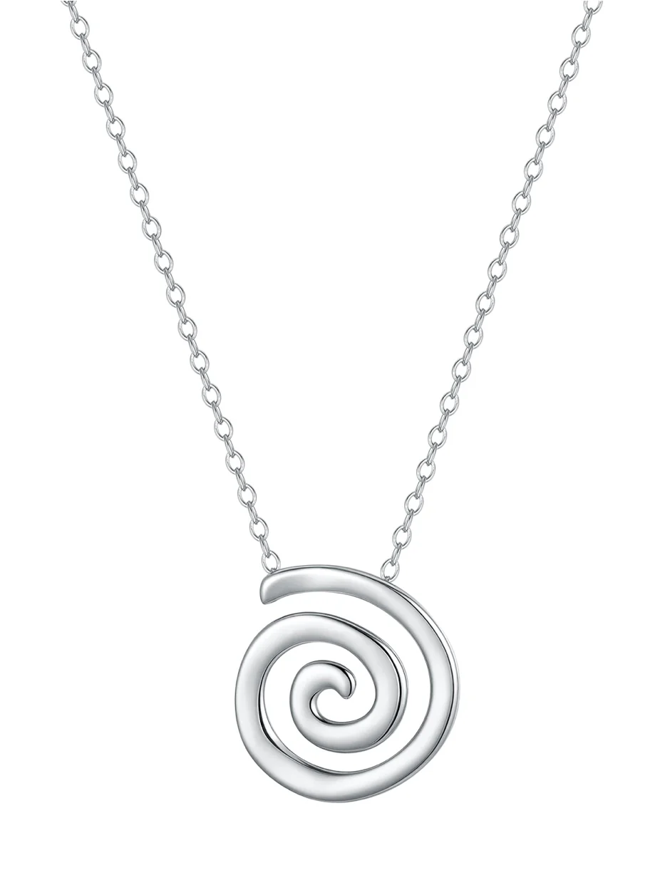 MTL - ETERNA | SPIRAL NECKLACE | STERLING SILVER