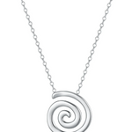 MTL - ETERNA | SPIRAL NECKLACE | STERLING SILVER