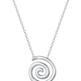 MTL - ETERNA | SPIRAL NECKLACE | STERLING SILVER