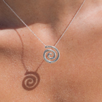 MTL - ETERNA | SPIRAL NECKLACE | STERLING SILVER