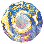 Royal Australian Mint 2026 50c Coloured Uncirculated Coin in Card, Colours of Christmas