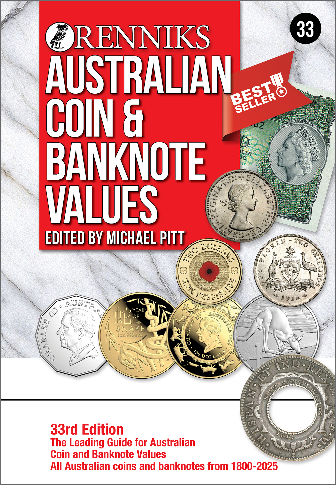 RENNIKS - RENNIKS AUSTRALIAN COIN & BANKNOTE VALUES | 33RD EDITION (SOFTCOVER) 