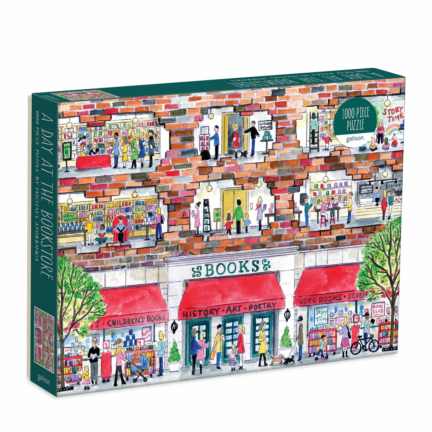 GALISON - STORRINGS | A DAY AT THE BOOKSTORE PUZZLE-1000PC