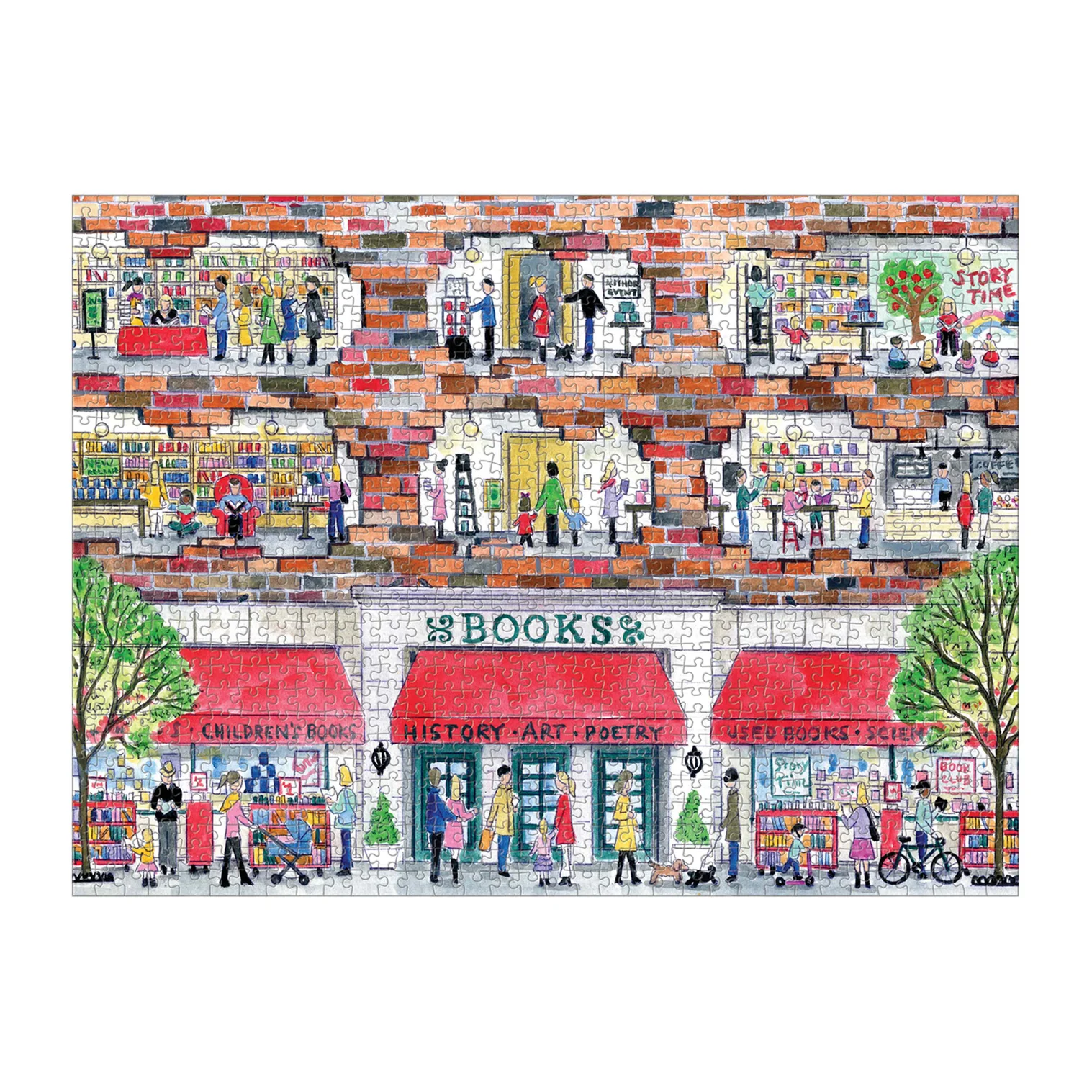 GALISON - STORRINGS | A DAY AT THE BOOKSTORE PUZZLE-1000PC