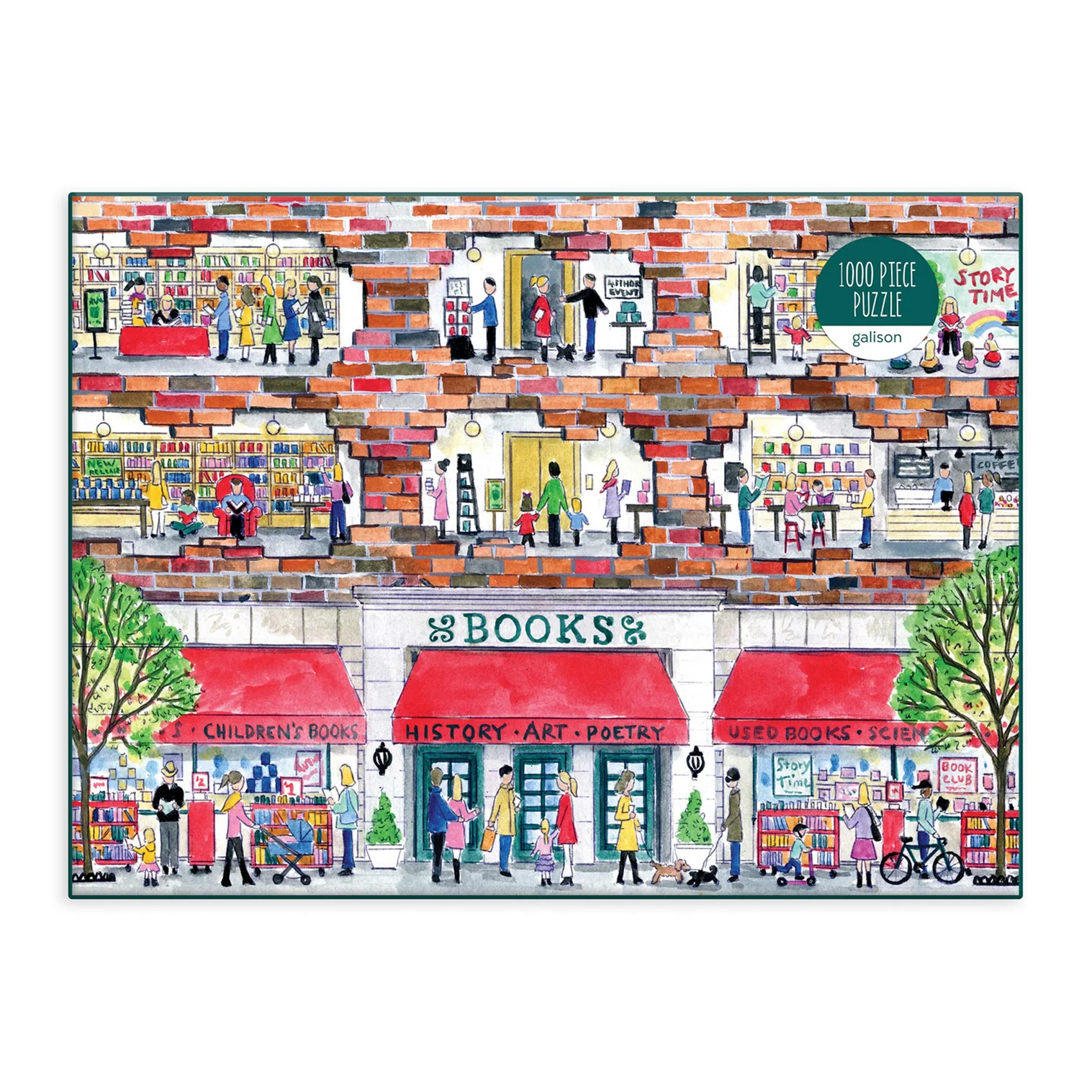 GALISON - STORRINGS | A DAY AT THE BOOKSTORE PUZZLE-1000PC