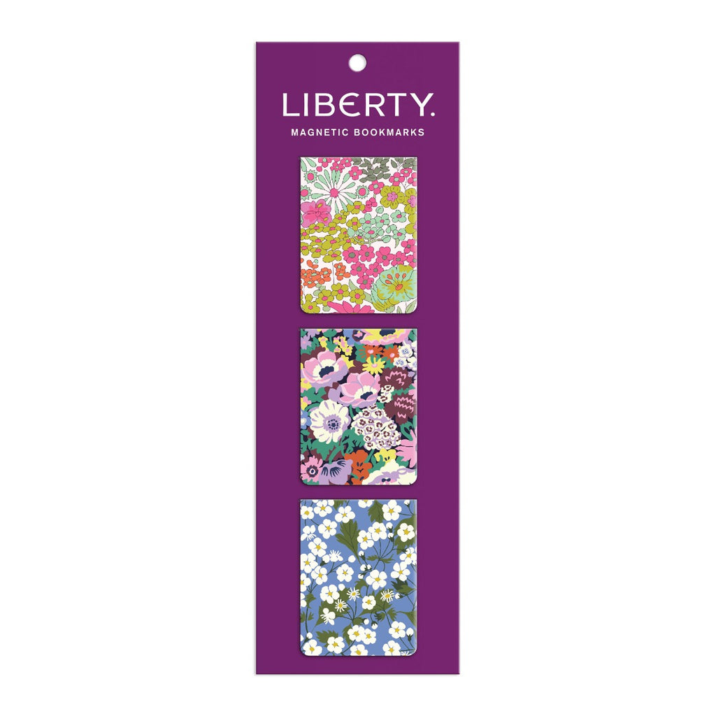 GALISON - LIBERTY FLORAL MAGNETIC BOOKMARKS | SET OF 3