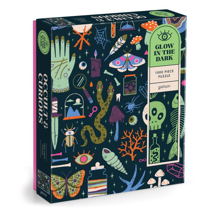 GALISON - OCCULT AND CURIOUS GLOW IN THE DARK PUZZLE | 1000PC