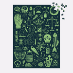 GALISON - OCCULT AND CURIOUS GLOW IN THE DARK PUZZLE | 1000PC