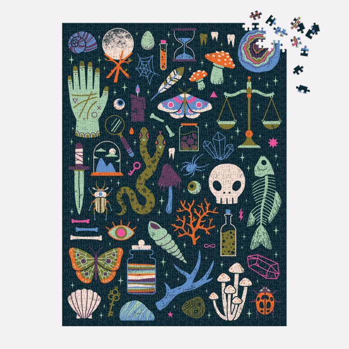 GALISON - OCCULT AND CURIOUS GLOW IN THE DARK PUZZLE | 1000PC