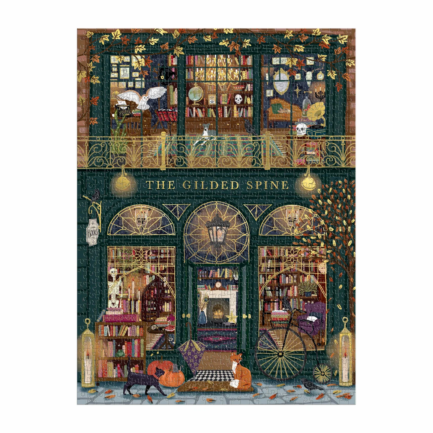 GALISON - THE GILDED SPINE | FOIL PUZZLE-1000PC