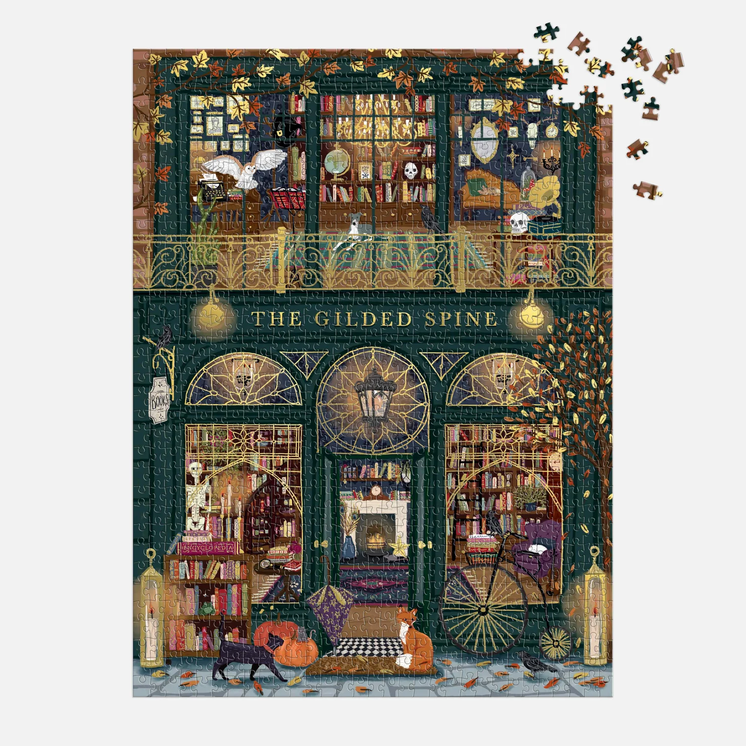 GALISON - THE GILDED SPINE | FOIL PUZZLE-1000PC