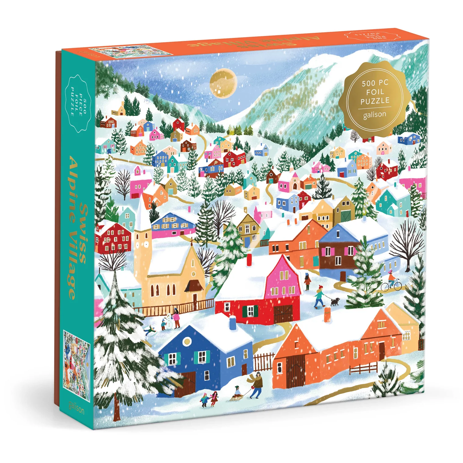 GALISON - SWISS ALPINE VILLAGE | FOIL PUZZLE-500PC