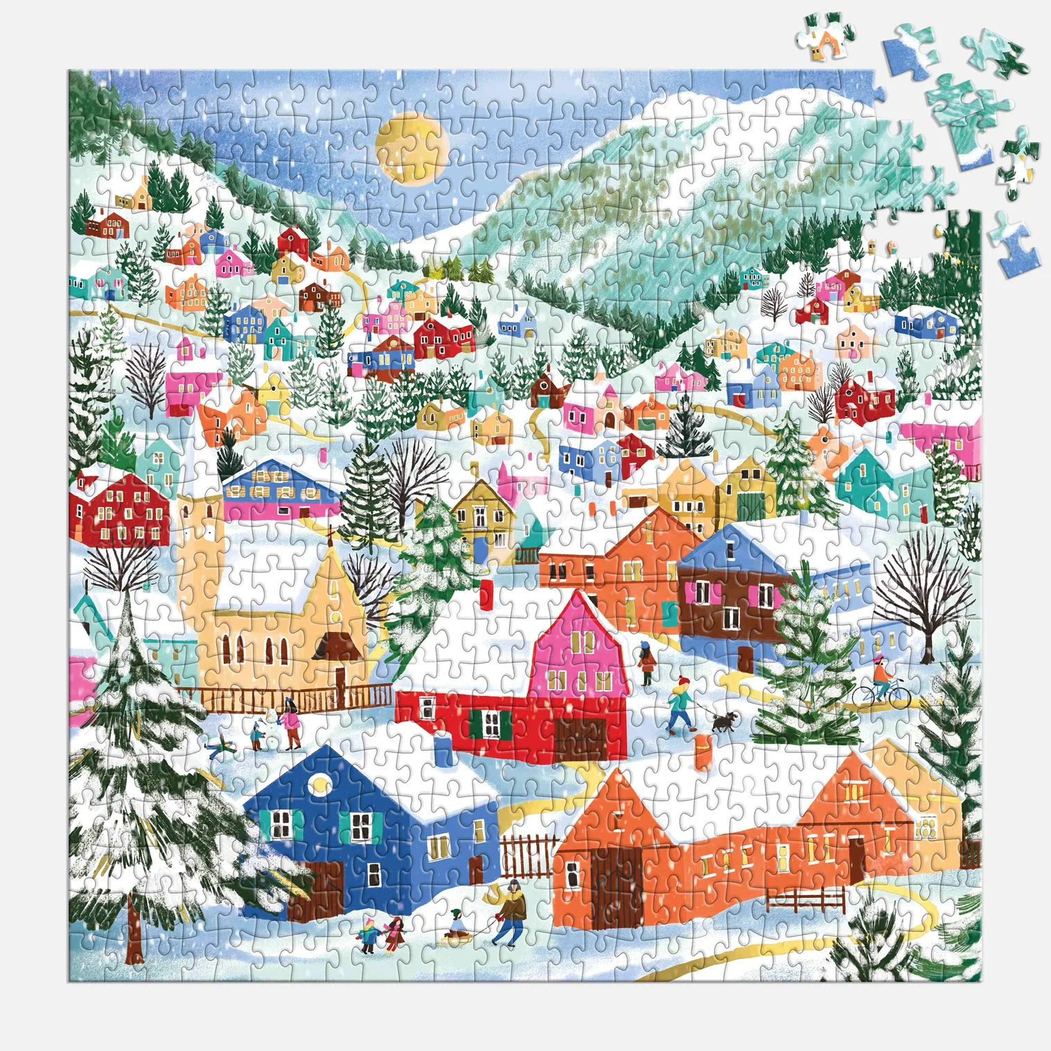 GALISON - SWISS ALPINE VILLAGE | FOIL PUZZLE-500PC