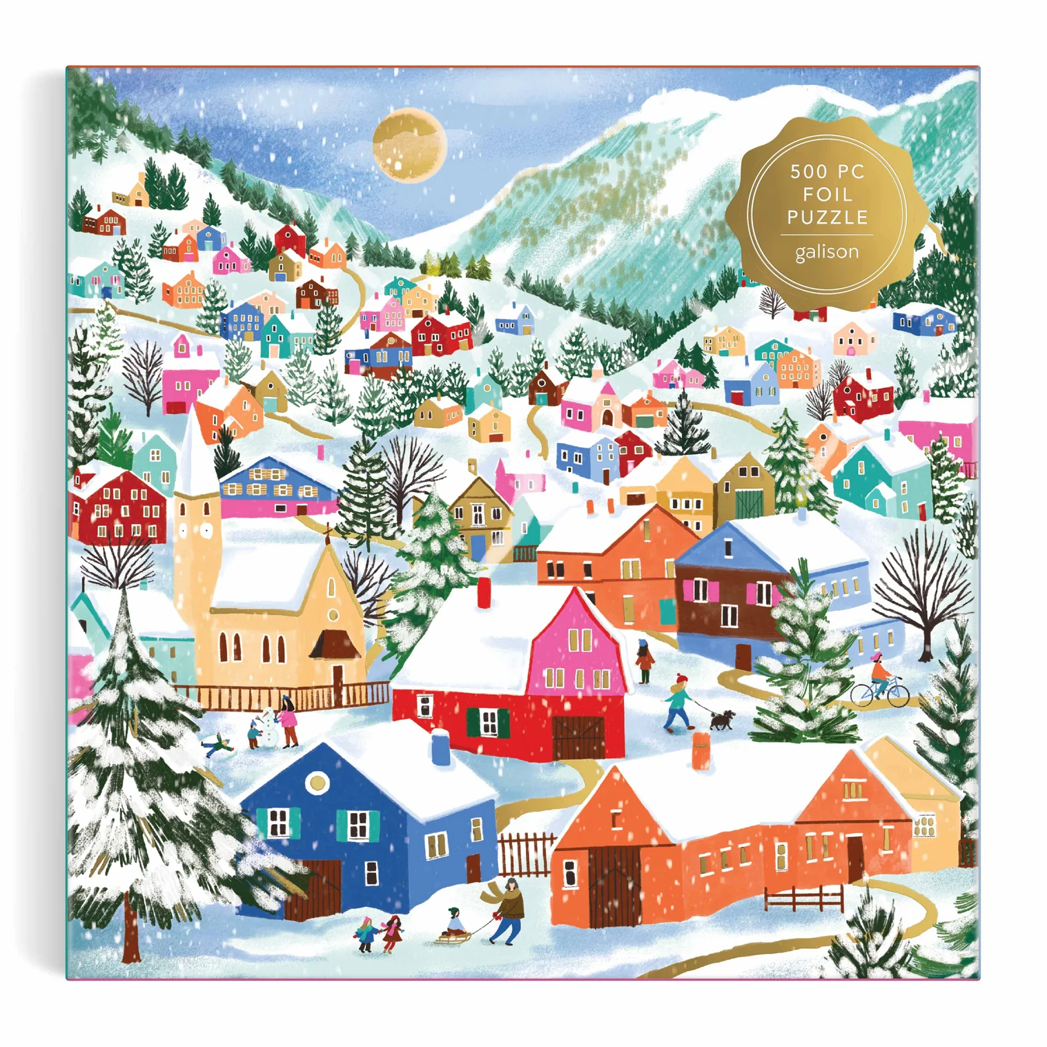 GALISON - SWISS ALPINE VILLAGE | FOIL PUZZLE-500PC