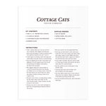 GALISON - COTTAGE CATS | 9 X 12 PAINT BY NUMBER KIT