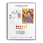 GALISON - COTTAGE CATS | 9 X 12 PAINT BY NUMBER KIT