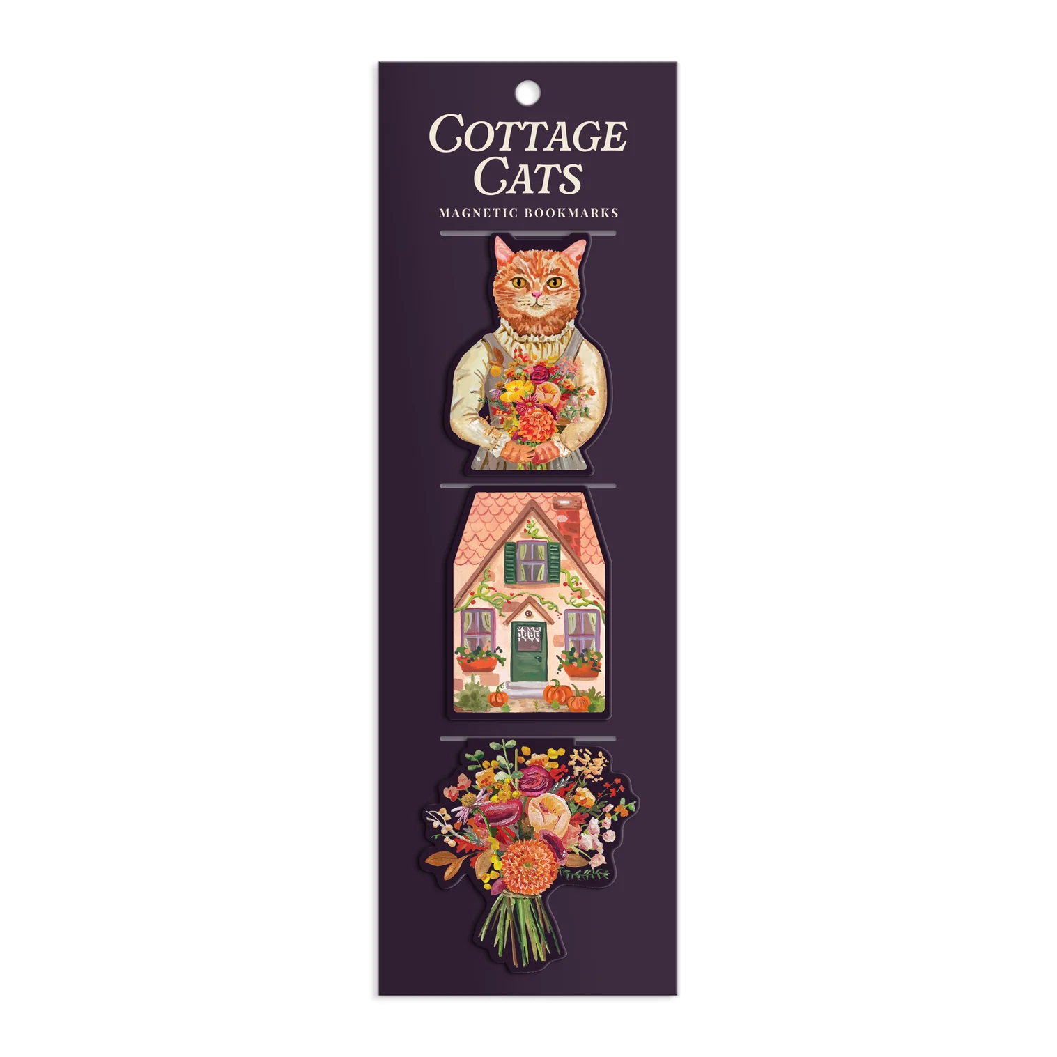 GALISON - COTTAGE CATS | MAGNETIC BOOKMARKS