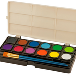 PETER PAUPER PRESS - STUDIO SERIES DRY GOUACHE PAINT SET | 12 OPAQUE WATERCOLOR PAINTS