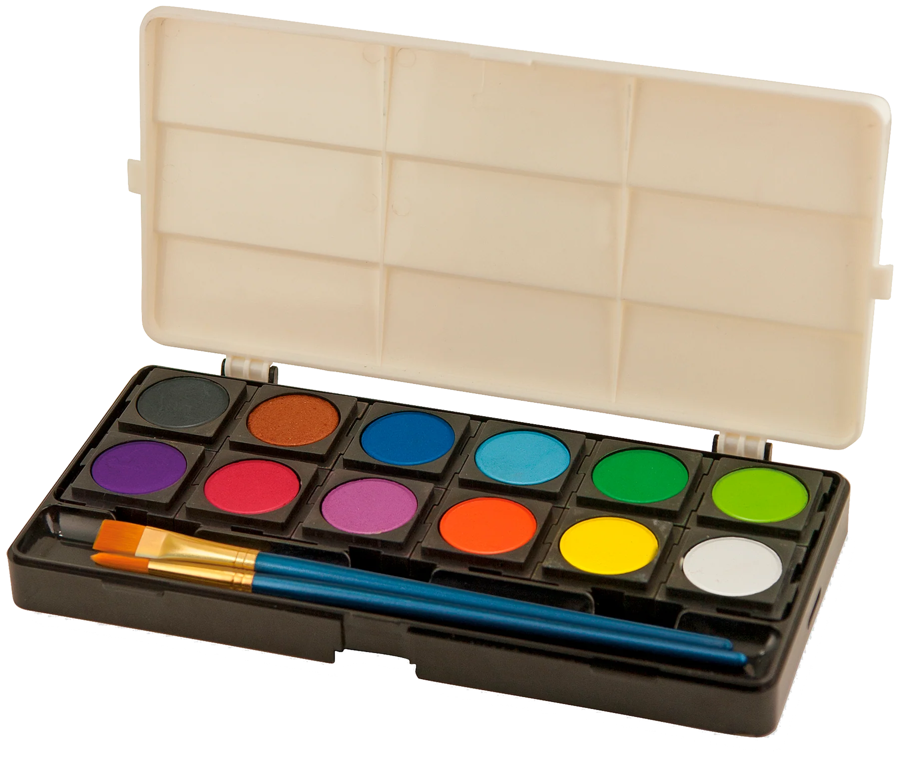 PETER PAUPER PRESS - STUDIO SERIES DRY GOUACHE PAINT SET | 12 OPAQUE WATERCOLOR PAINTS