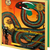 ROYAL AUSTRALIAN MINT -  2025 20 CENT GOLD PLATED COLOURED UNCIRC COIN  | DELUXE BOOK EDITION | 50TH ANNIVERSARY OF THE RAINBOW SERPENT