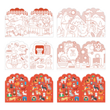 PETIT COLLAGE - COLOURING BOOK WITH STICKER | DOGS