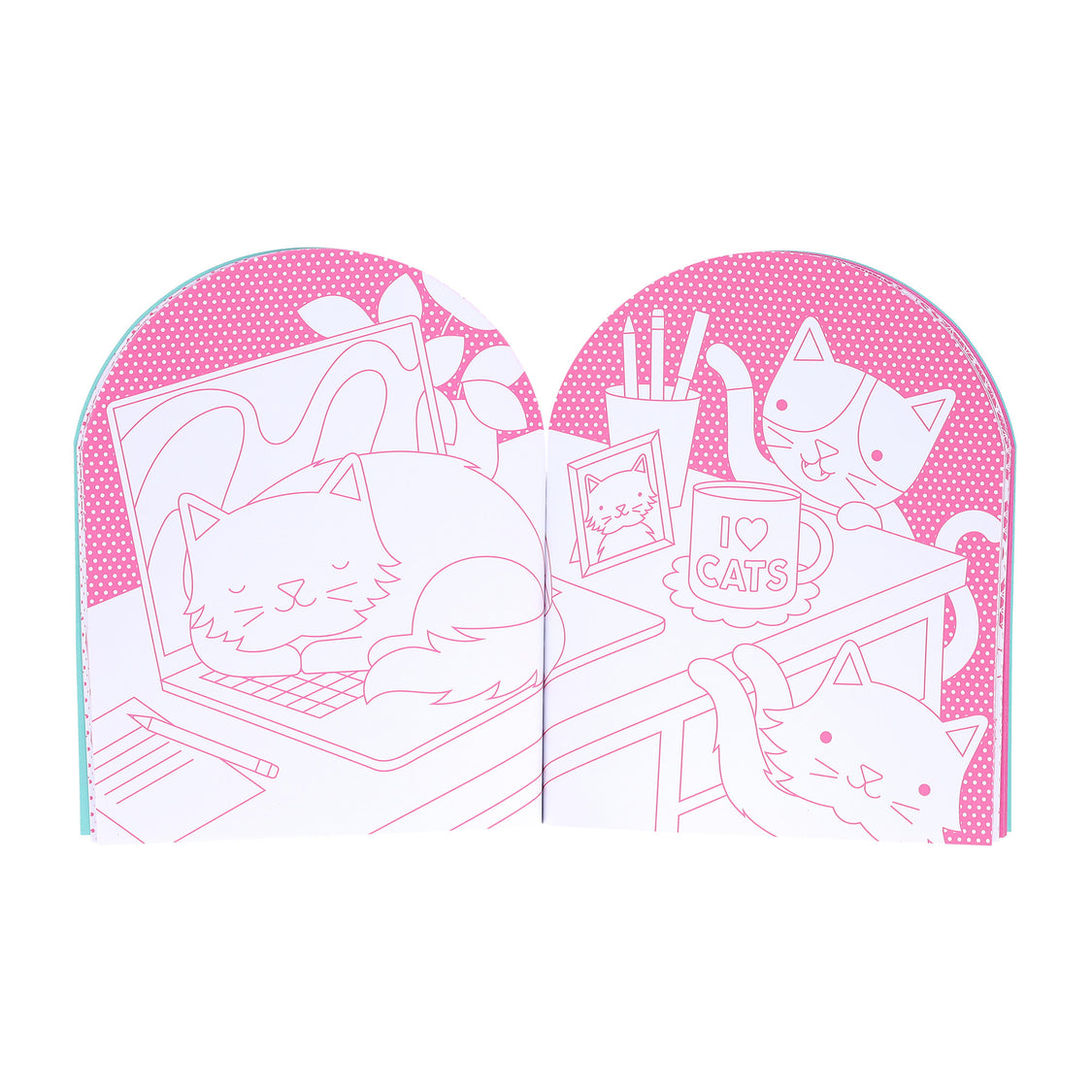 PETIT COLLAGE - COLOURING BOOK WITH STICKER | CATS