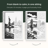 Still&Slow One Colour Colouring Book Cities Edition