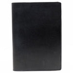 HELLO SUNDAY - A5 LEATHER NOTEBOOK COVER WITH APICA NOTE BOOK | BLACK