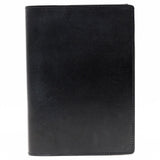 HELLO SUNDAY - A5 LEATHER NOTEBOOK COVER WITH APICA NOTE BOOK | BLACK