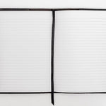 HELLO SUNDAY - A5 LEATHER NOTEBOOK COVER WITH APICA NOTE BOOK | BLACK