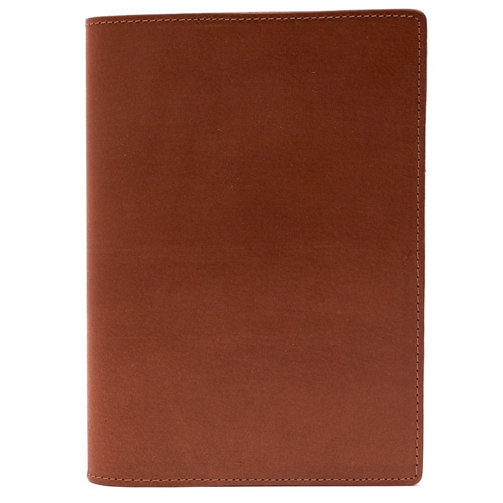 HELLO SUNDAY - A5 LEATHER NOTEBOOK COVER WITH APICA NOTE BOOK | TAN