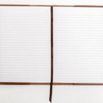 HELLO SUNDAY - A5 LEATHER NOTEBOOK COVER WITH APICA NOTE BOOK | TAN