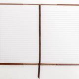 HELLO SUNDAY - A5 LEATHER NOTEBOOK COVER WITH APICA NOTE BOOK | TAN
