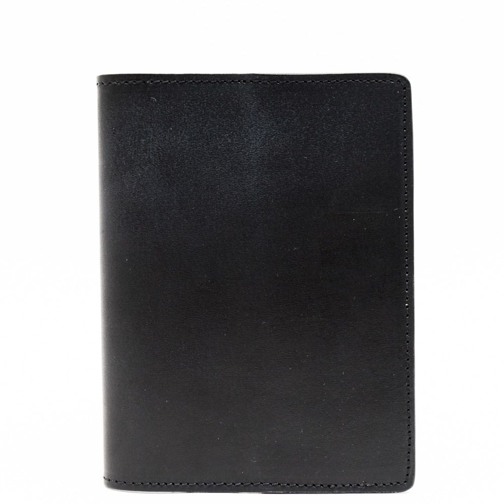 HELLO SUNDAY - A6 LEATHER NOTEBOOK COVER WITH APICA NOTE BOOK | BLACK