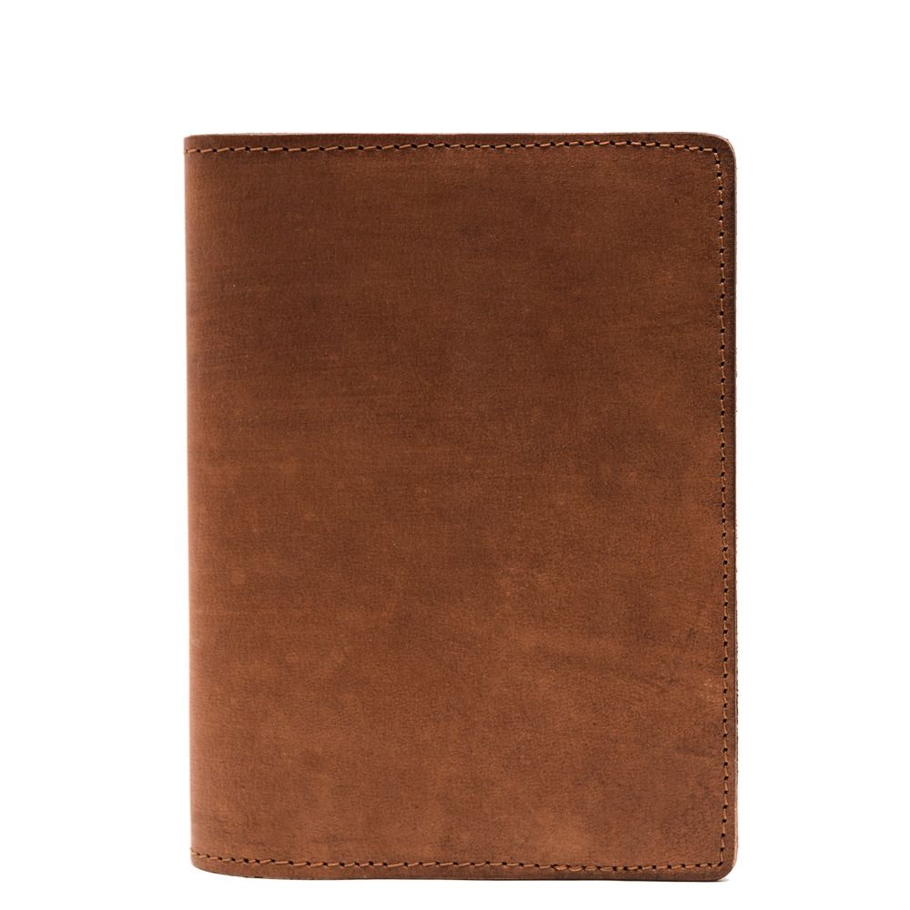 HELLO SUNDAY - A6 LEATHER NOTEBOOK COVER WITH APICA NOTE BOOK | TAN